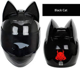 Ridstar DOT Certified Cat Ears Motorcycle Helmet with Visor - Full Face Protection for Men Women