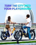 Ridstar DC26 2000W Folding Fat Tire Mountain Electric Bike