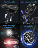 Ridstar DC26 2000W Folding Fat Tire Mountain Electric Bike