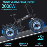 Ridstar H20Pro Folding Electric Bike