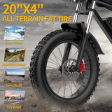 Ridstar Q20 1500W 48V 20AH Fat Tire Ebike