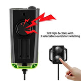 RidStar 3-in-1 Bike Light with Horn & Mount | Wireless Cycling Flashlight for Mountain & Road Bikes