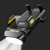 RIDSTAR 4-in-1 Multi-Function Bike Light – High Brightness Light / Phone Holder / Power Bank / Safety Light