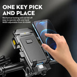 RIDSTAR 4-in-1 Multi-Function Bike Light – High Brightness Light / Phone Holder / Power Bank / Safety Light