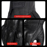 Ridstar sheepskin waterproof warm touch screen cycling gloves autumn and winter motorcycle electric vehicle special gloves