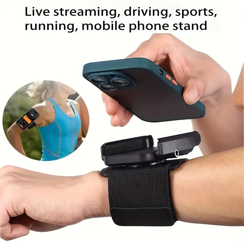 Adjustable Wrist Phone Strap – Ergonomic Sport Phone Holder for Running & Cycling