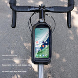 Ridstar Hardshell Touchscreen Bike Bag - 7.8-inch Large Screen Waterproof Top Tube Bag