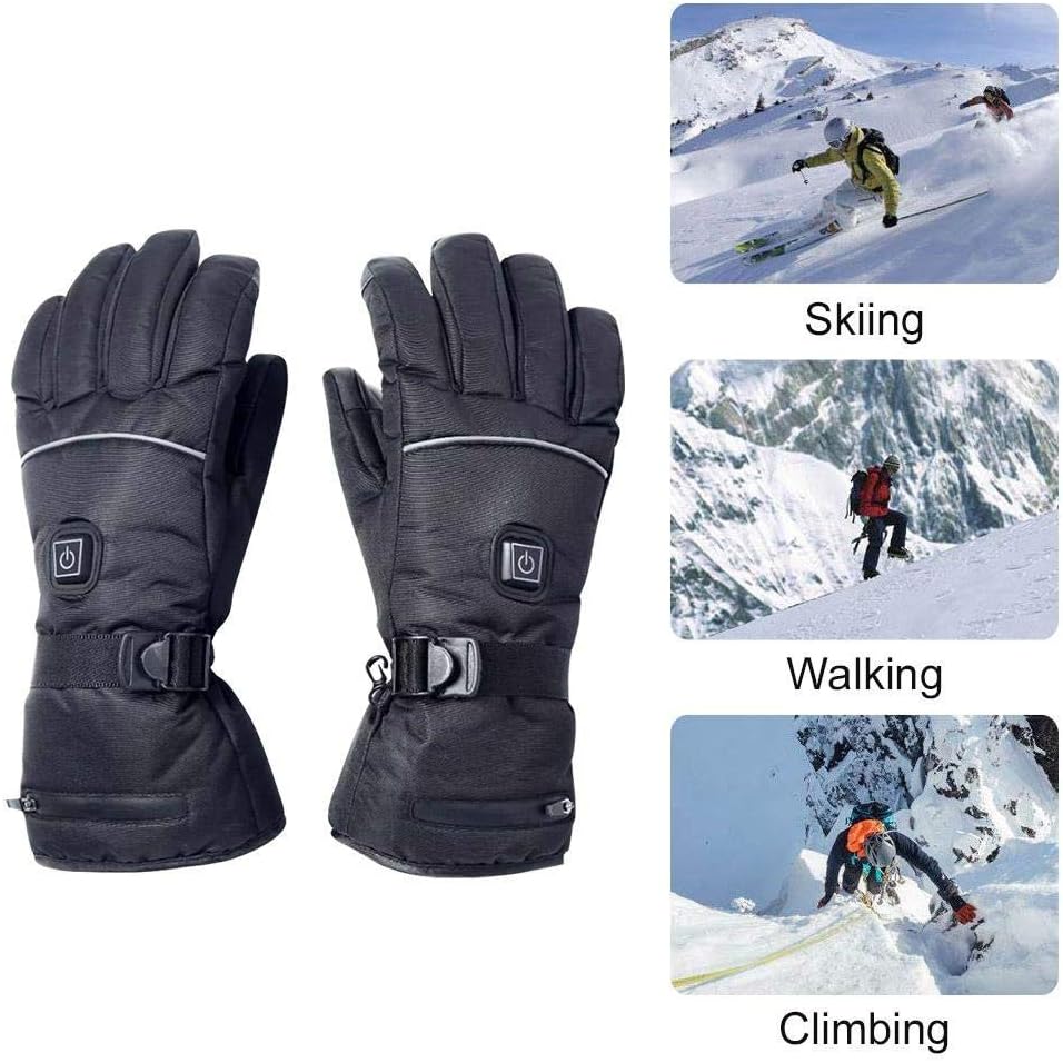 Ridstar Smart Heating Gloves - Electric Heating with Three Temperature Controls | Warm Cycling Gloves