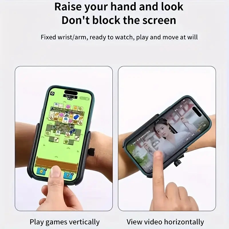 Adjustable Wrist Phone Strap – Ergonomic Sport Phone Holder for Running & Cycling
