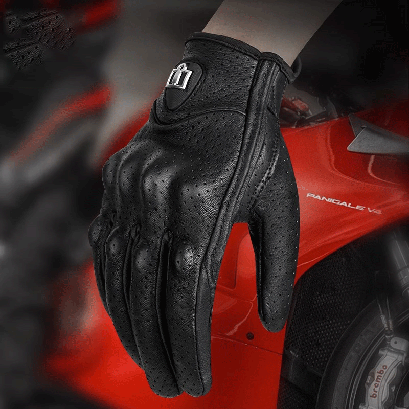 Ridstar sheepskin waterproof warm touch screen cycling gloves autumn and winter motorcycle electric vehicle special gloves