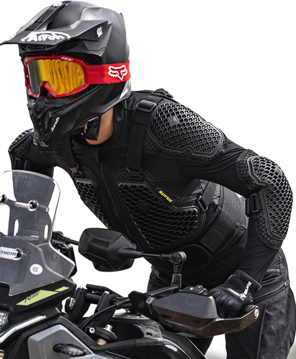 ridstar Men's Mesh Motorcycle Jacket with Armor - Lightweight & Breathable