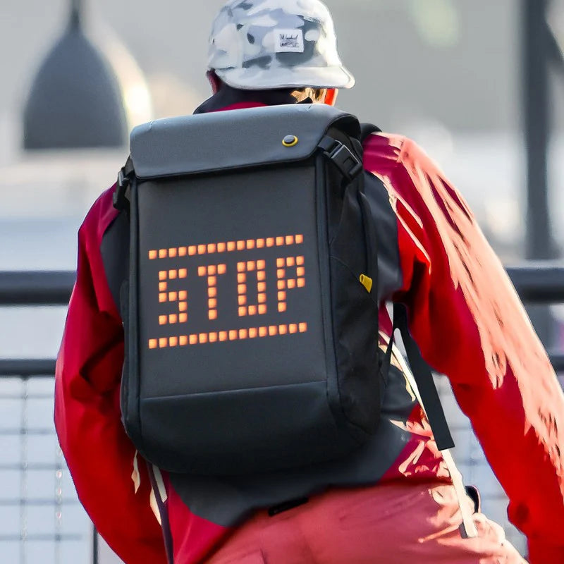Ridstar smart LED Backpack – Programmable LED Display with App Control