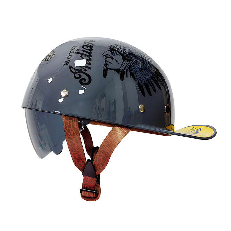 Ridstar All-Season Baseball Cap Half Face Helmet