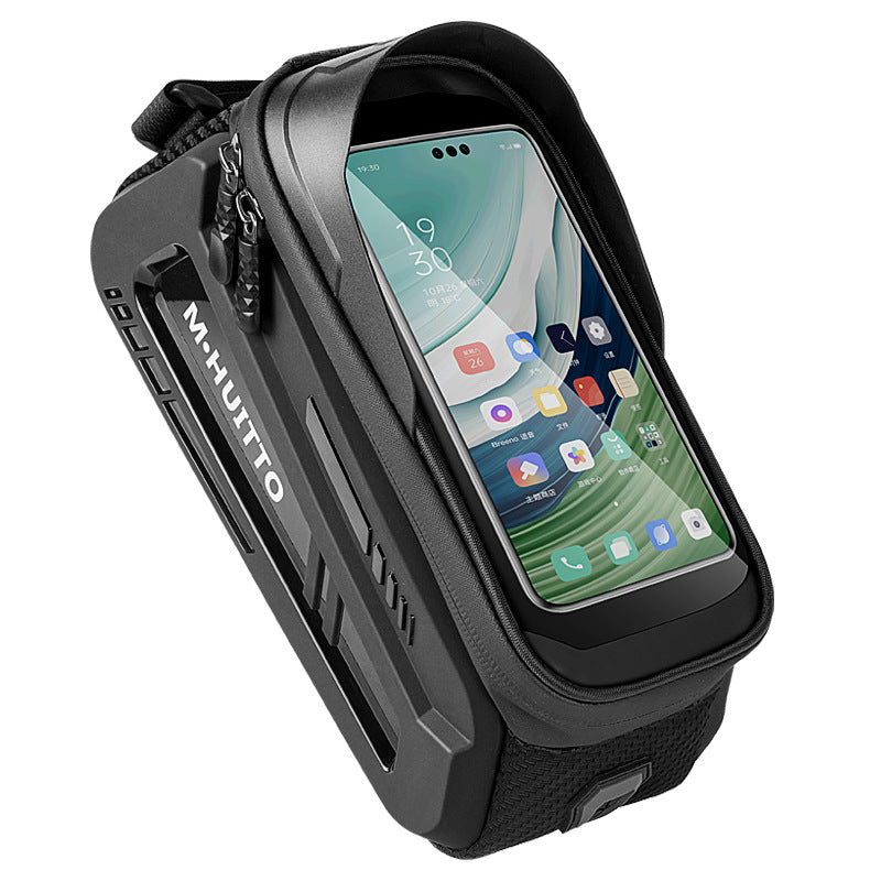 Ridstar Hardshell Touchscreen Bike Bag - 7.8-inch Large Screen Waterproof Top Tube Bag