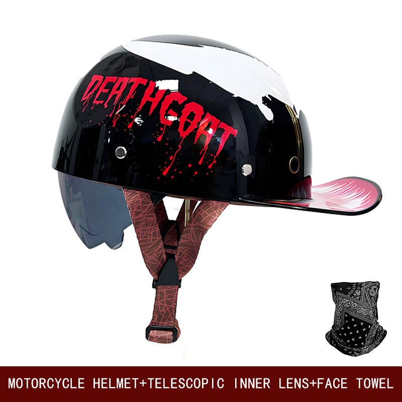 Ridstar All-Season Baseball Cap Half Face Helmet