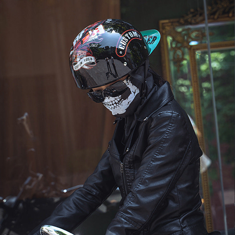 Ridstar All-Season Baseball Cap Half Face Helmet
