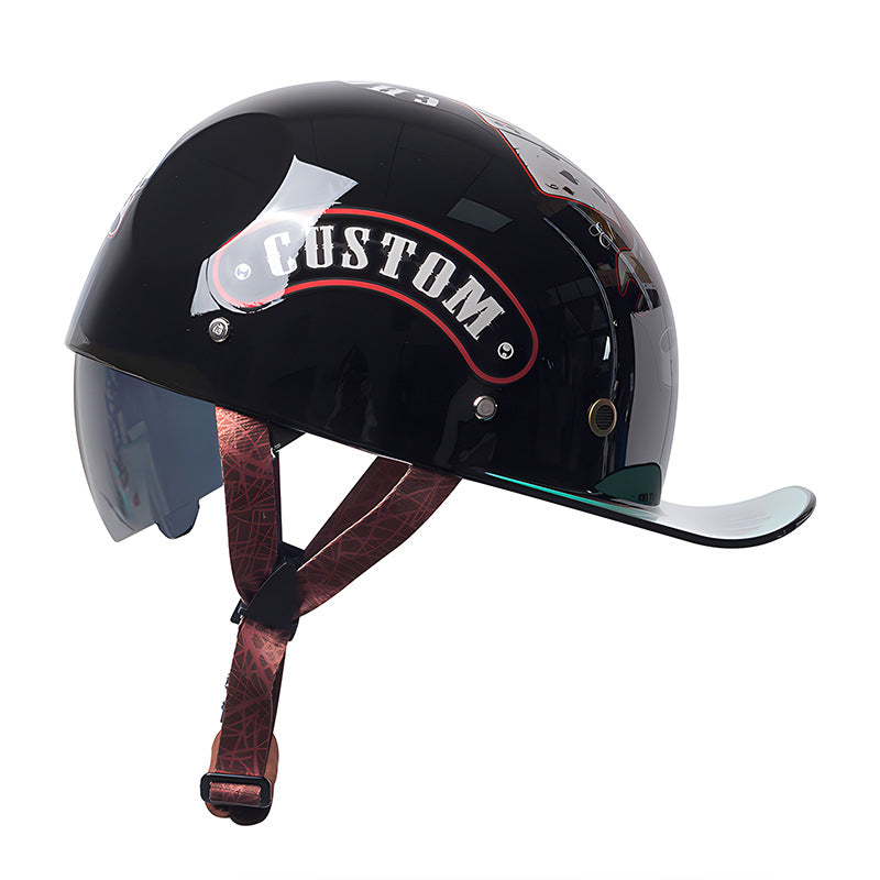 Ridstar All-Season Baseball Cap Half Face Helmet