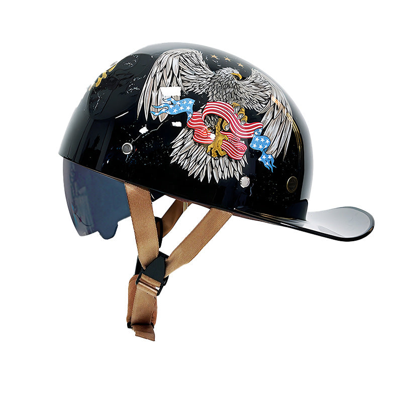 Ridstar All-Season Baseball Cap Half Face Helmet