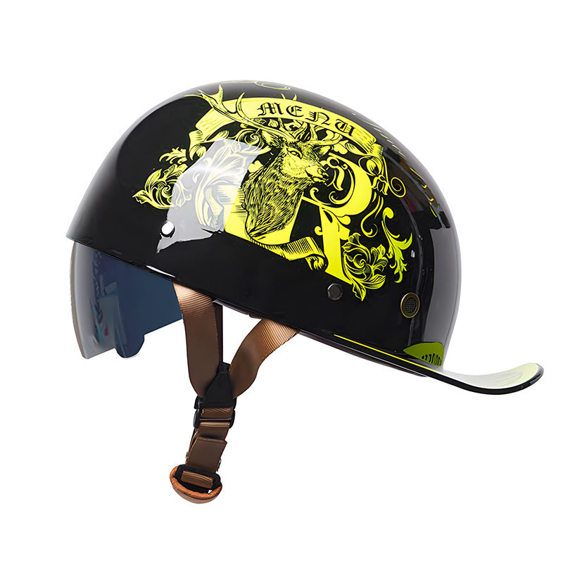 Ridstar All-Season Baseball Cap Half Face Helmet