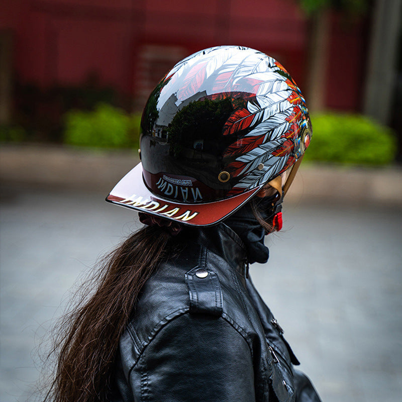 Ridstar All-Season Baseball Cap Half Face Helmet