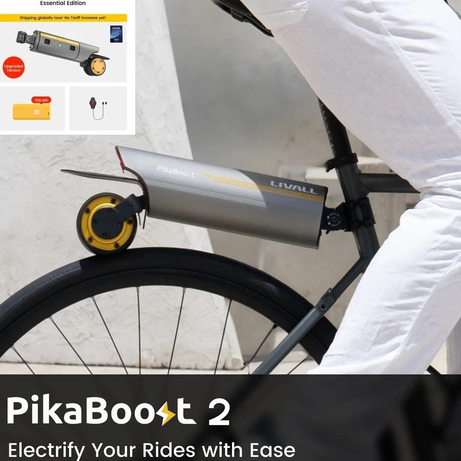 Ridstar E-Bike Conversion Kit for LIVALL PikaBoost 2 – Strong Boost, Flexible Moves (2025)