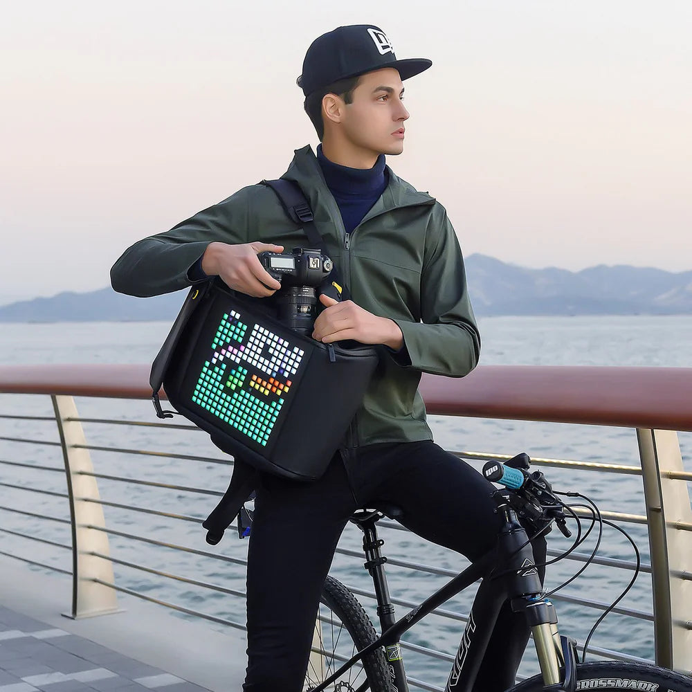 Ridstar smart LED Backpack – Programmable LED Display with App Control