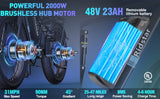 Ridstar E Bike E26 Pro Dual Motor 2000W 48V 23AH