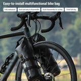 Ridstar Waterproof Bike Fork Bags 5L Capacity - 2 Pack Front Storage Bags Mountain Road Bike Accessories